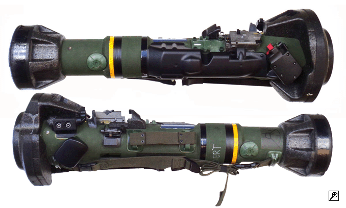 NLAW missile launcher