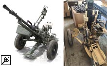 ZPU-1 towed mount for 14.5x114mm KPV
