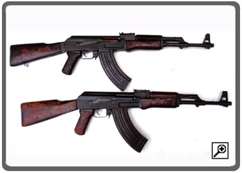 Russian AK47 assault rifle deactivated
