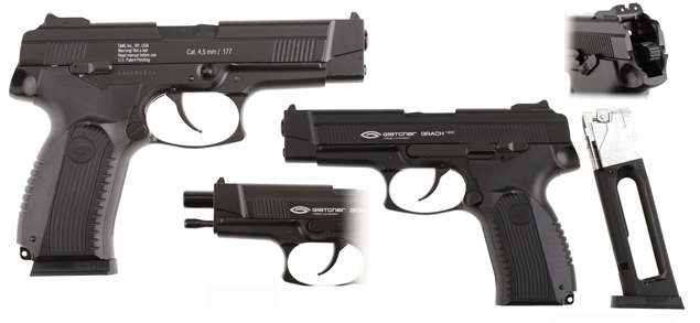 177 Gletcher GRACH Co2 pistol